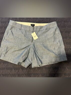 J. Crew Light Blue Chambray Shorts